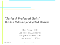"Series A Preferred Light" The Best Outcome for