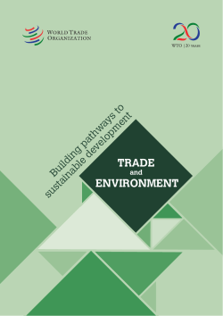 environment trade - World Trade Organization