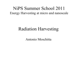 Radiation Harvesting