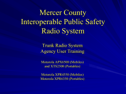 Westchester County Fire Control Trunking Radio