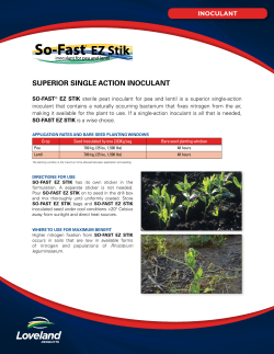 SUPERIOR SINGLE ACTION INOCULANT