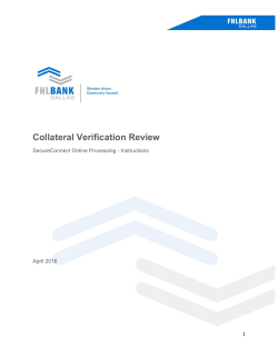 Collateral Verification Review