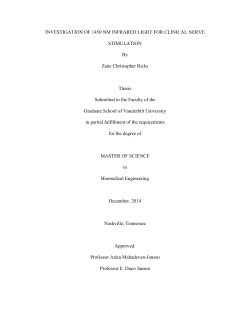 INVESTIGATION OF 1450 NM INFRARED LIGHT FOR CLINICAL