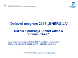 Pametna mesta in skupnosti