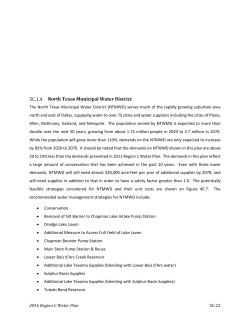 Table 5C.6 Summary of Costs for TRWD Alternative Strategies North