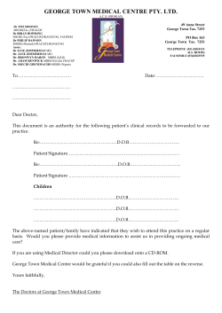 Patient History Request