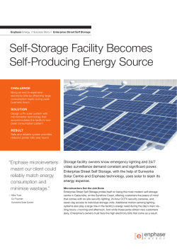 Self-Storage Facility Becomes Self-Producing