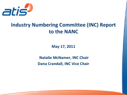 INC Meetings