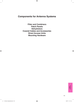 Components for Antenna Systems