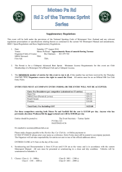 Moteo Pa Rd Rd 2 of the Tarmac Sprint Series