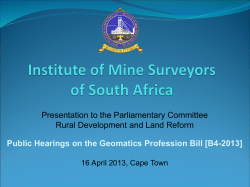 Institute of Mine Surveyors of South Africa