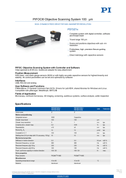 PIFOC&reg; Objective Scanning System 100 &micro;m