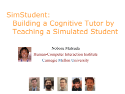 Building Cognitive Model for Cognitive Tutors by Demonstration