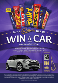 Cadbury Win - The Distributors