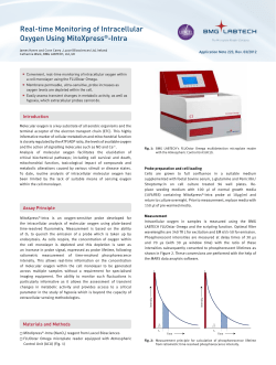 Real-time Monitoring of Intracellular Oxygen Using