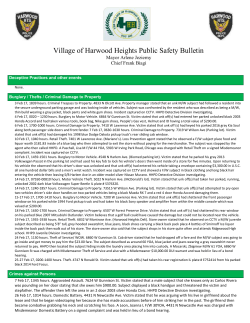 February - The Village of Harwood Heights