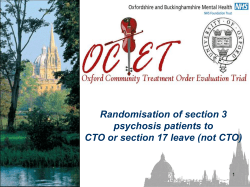 Are CTOs more enduring than section 17 leave?