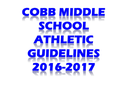 Parent Meeting Athletic Guidelines PowerPoint
