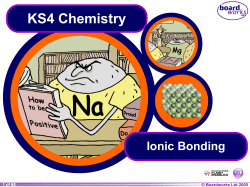 Ionic Bonding
