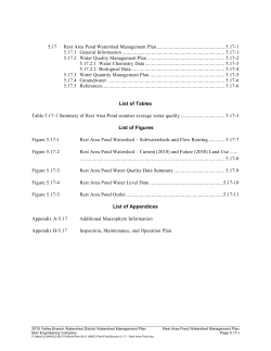 5.17 Rest Area Pond Watershed Management Plan