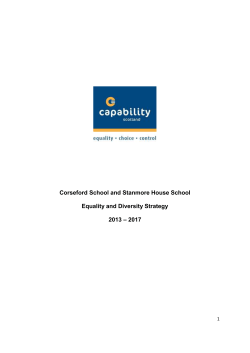 Equality and Diversity Strategy 2013