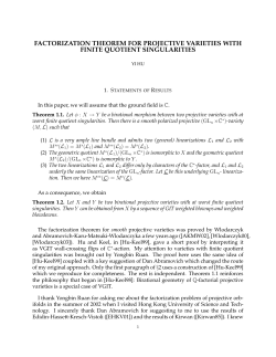 factorization theorem for projective varieties with finite quotient