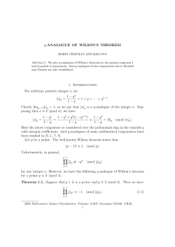 q 1 - University of Exeter