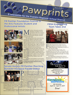 Pawprints 4/12/17 - Franklin Regional School District