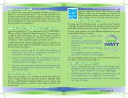 change a light - change the world take the pledge be a watt watcher