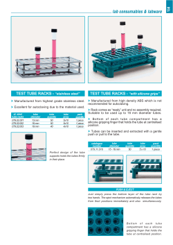 TEST TUBE RACKS - &ldquo;with silicone grips&rdquo;