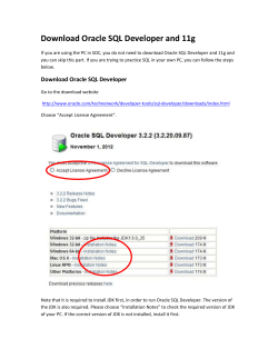Oracle SQL Developer and 11g