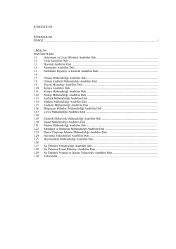 fdsd - İstanbul Üniversitesi | Fen Bilimleri Enstitüsü