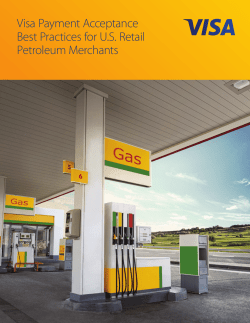 Visa Payment Acceptance Best Practices for U.S. Retail Petroleum