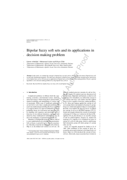Bipolar Fuzzy Soft sets and its applications in decision making