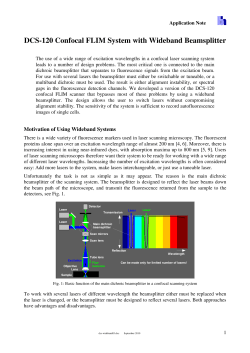 DCS-120 Confocal FLIM System with Wideband Beamsplitter