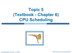 CPU Scheduling