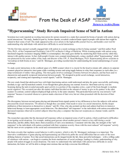 From the Desk of ASAP