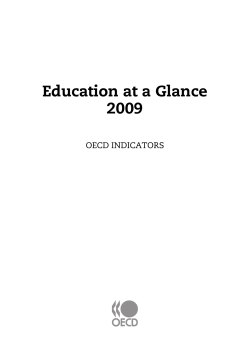 Education at a Glance 2009
