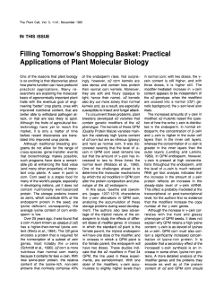 Filling Tomorrow`s Shopping Basket: Practical