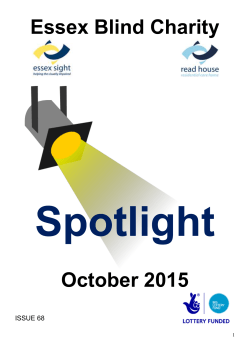 spotlight - Essex Blind Charity