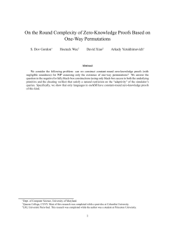 On the Round Complexity of Zero-Knowledge Proofs Based on