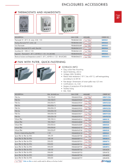 enclosures accessories