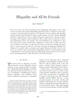 Illiquidity and All Its Friends