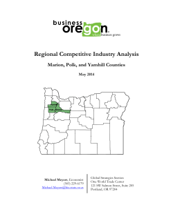 Regional Competitive Industry Analysis