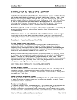 Section One Introduction