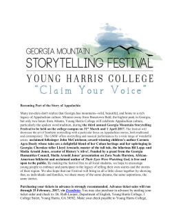 Becoming Part of the Story of Appalachia Many travelers don`t