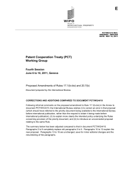 PCT/WG/4/10 Rev.