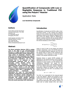 Quantification of Compounds with Low or Negligible Response in