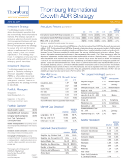 Thornburg International Growth ADR Strategy