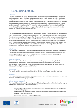 Teacher`s guide with tasks for students